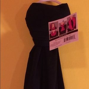 NWT Black Infinity Scarf